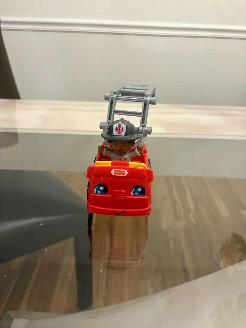 Red Fire Truck Toy with Firefighter Figure - Kids Toys